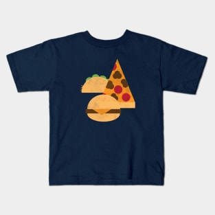 Taco Pizza Burger Kids T-Shirt